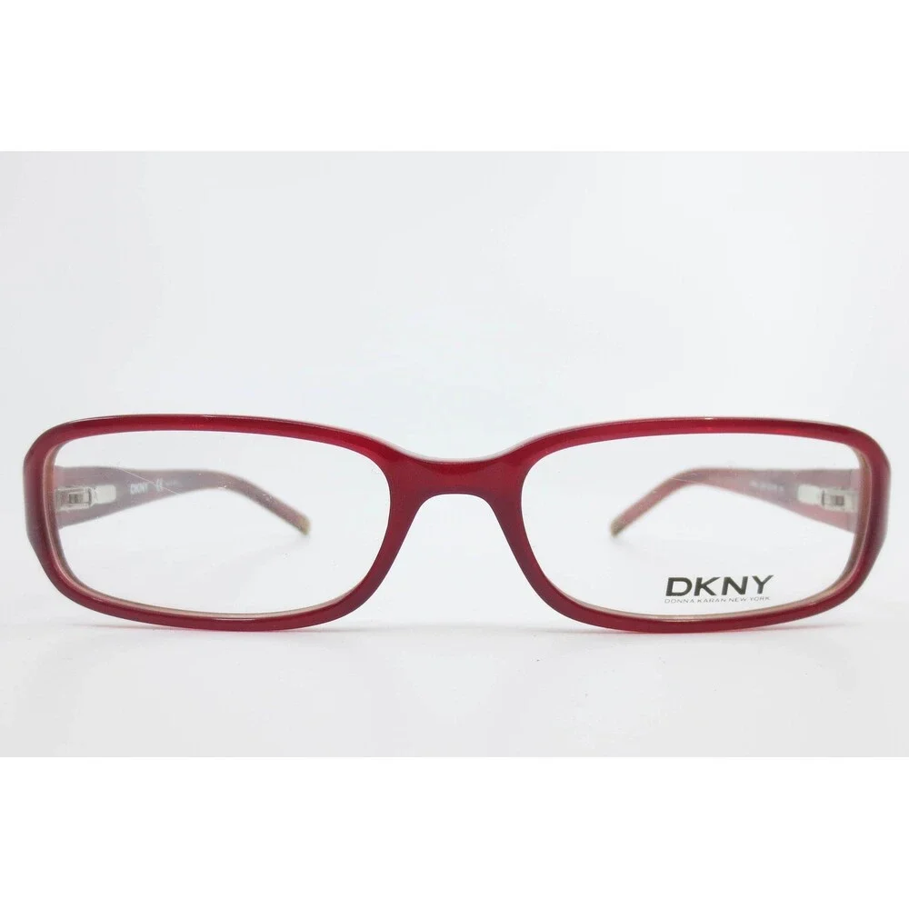 DKNY DY4550 3019 Red Rectangular Eyeglass Frames 52-16-135 Womens Eyewear
